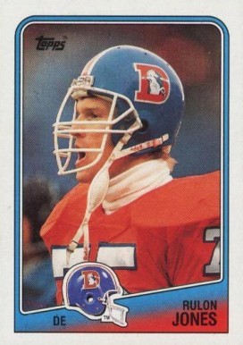 1988 Topps Rulon Jones #32 Football Card