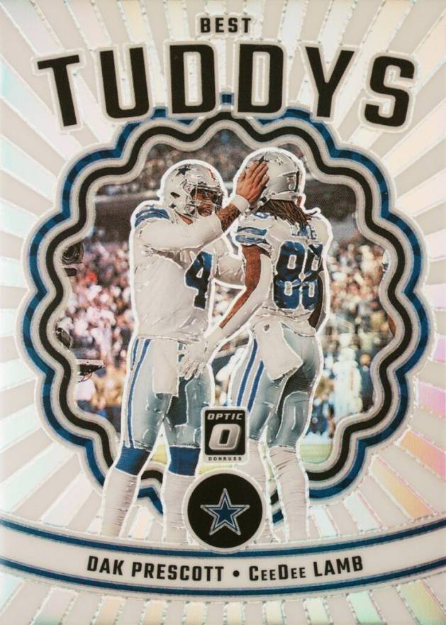 2023 Panini Donruss Optic Best Tuddys Ceedee Lamb/Dak Prescott #BTDC Football Card