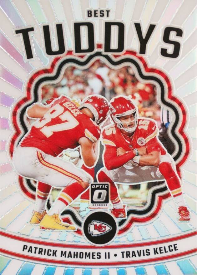 2023 Panini Donruss Optic Best Tuddys Patrick Mahomes II/Travis Kelce #BTPT Football Card