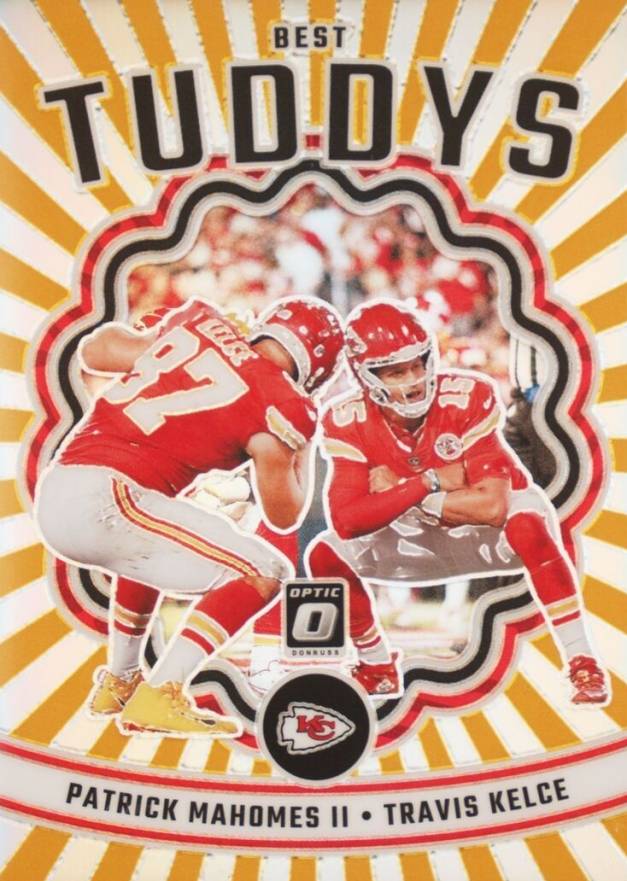 2023 Panini Donruss Optic Best Tuddys Patrick Mahomes II/Travis Kelce #BTPT Football Card