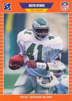 1989 Pro Set Keith Byars #313 Football Card