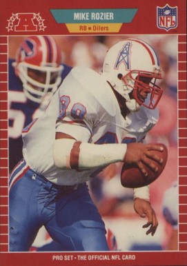 1989 Pro Set Mike Rozier #152 Football Card