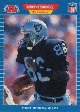 1989 Pro Set Mervyn Fernandez #553 Football Card