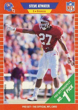 1989 Pro Set Steve Atwater #492 Football Card