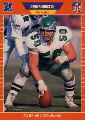 1989 Pro Set Dave Rimington #321 Football Card