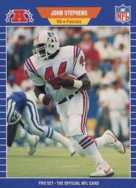 1989 Pro Set John Stephens #257 Football Card