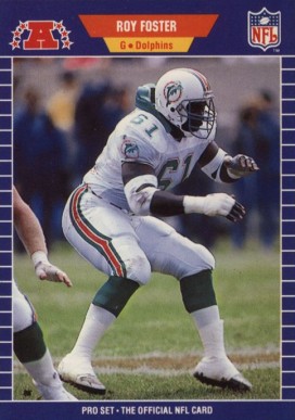 1989 Pro Set Roy Foster #215 Football Card