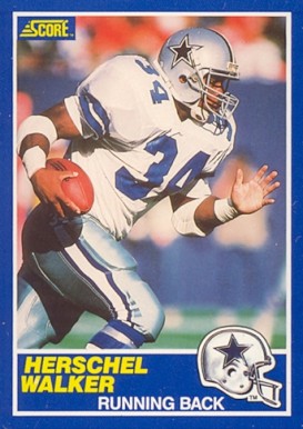 1989 Score Herschel Walker #34 Football Card