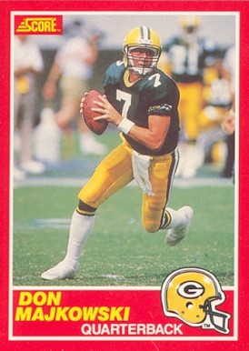 1989 Score Don Majkowski #170 Football Card