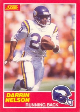 1989 Score Darrin Nelson #155 Football Card