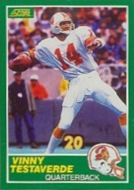 1989 Score Vinny Testaverde #224 Football Card