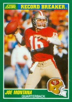 1989 Score Joe Montana #329 Football Card