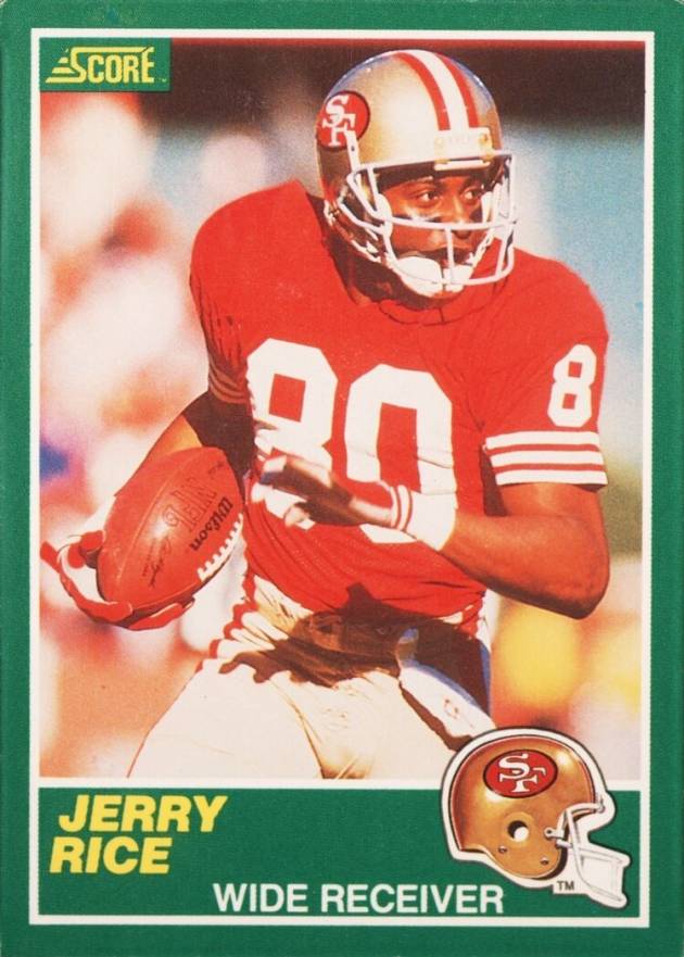 1989 Score Jerry Rice #221 Football Card