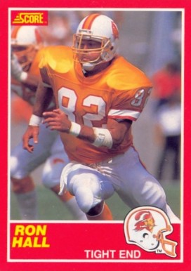 1989 Score Ron Hall #126c Football Card