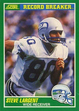 1989 Score Steve Largent #327 Football Card