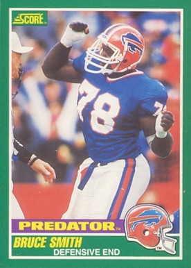 1989 Score Bruce Smith #325 Football Card