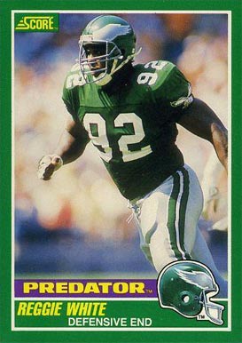 1989 Score Reggie White #321 Football Card