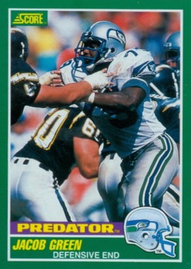 1989 Score Jacob Green #318 Football Card