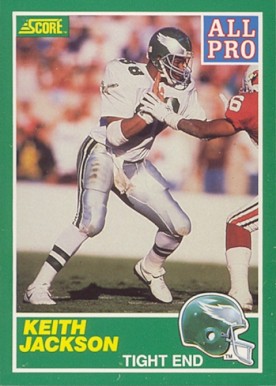 1989 Score Keith Jackson #293 Football Card