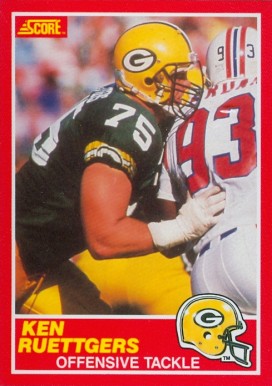 1989 Score Ken Ruettgers #219 Football Card