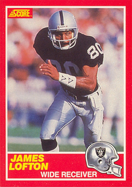 1989 Score James Lofton #213 Football Card