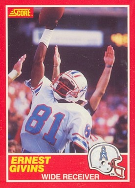 1989 Score Ernest Givins #194 Football Card