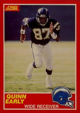 1989 Score Quinn Early #191 Football Card