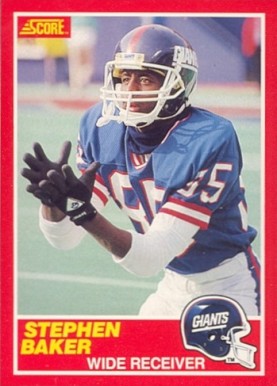 1989 Score Stephen Baker #180 Football Card