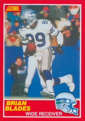 1989 Score Brian Blades #176 Football Card