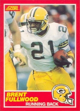 1989 Score Brent Fullwood #177 Football Card