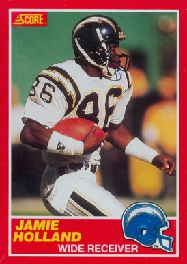 1989 Score Jamie Holland #165 Football Card