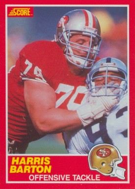 1989 Score Harris Barton #148 Football Card