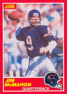 1989 Score Jim McMahon #145 Football Card