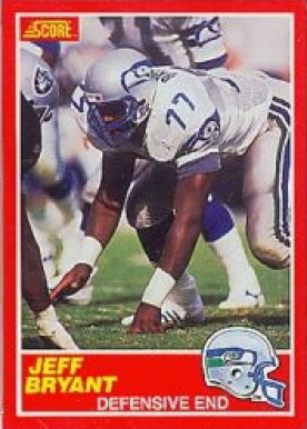 1989 Score Jeff Bryant #112 Football Card