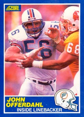 1989 Score John Offerdahl #82 Football Card