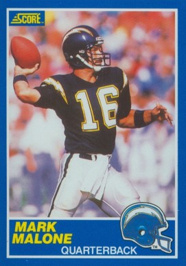 1989 Score Mark Malone #70 Football Card