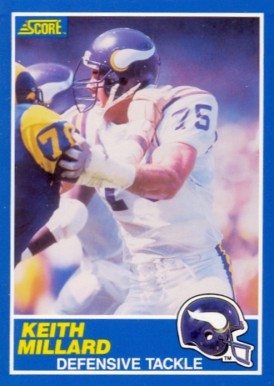 1989 Score Keith Millard #54 Football Card