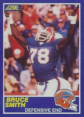 1989 Score Bruce Smith #19 Football Card