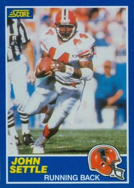 1989 Score John Settle #8 Football Card