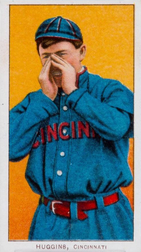 1909 White Borders Sovereign Huggins, Cincinnati #224 Baseball Card