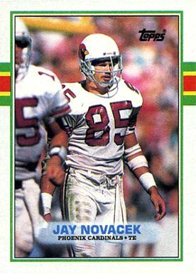 1989 Topps Jay Novacek #282 Football Card