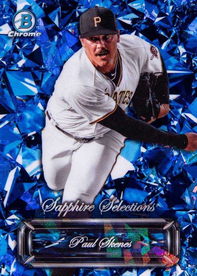 2024 Bowman Sapphire Edition Sapphire Selections Paul Skenes #BSS13 Baseball Card