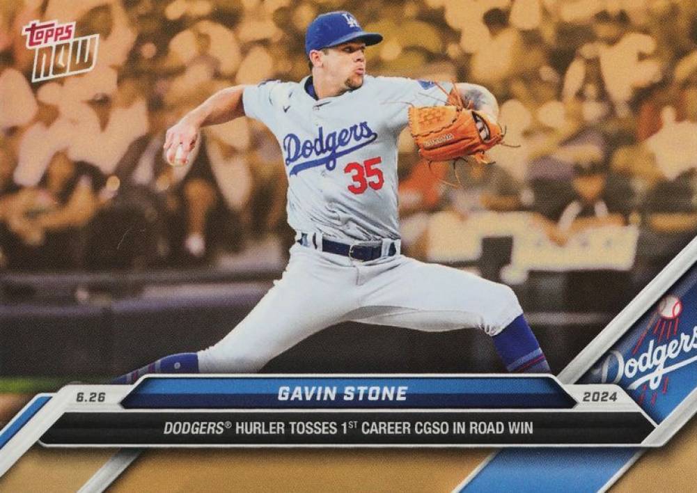 2024 Topps Now Road to Opening Day Bonus Gavin Stone #ODB12 Baseball Card