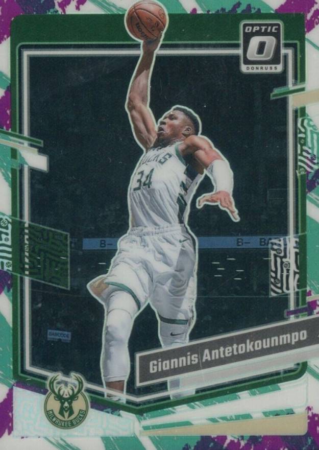 2023 Panini Donruss Optic Giannis Antetokounmpo #53 Basketball Card