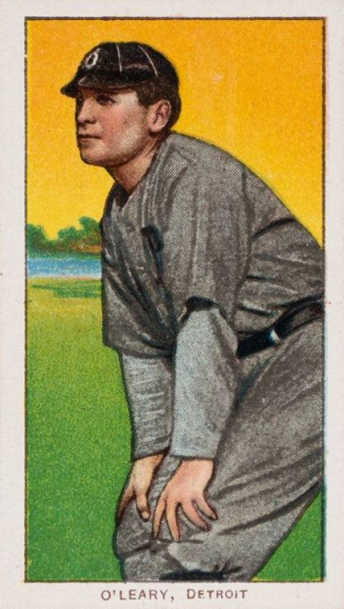 1909 White Borders Tolstoi O'Leary, Detroit #368 Baseball Card