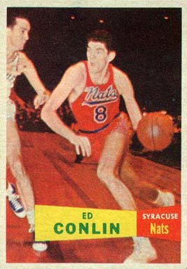 1957 Topps Ed Conlin #58 Basketball Card