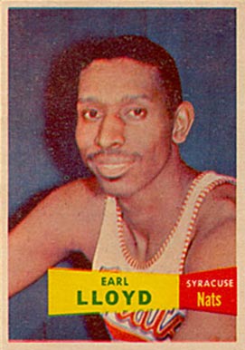1957 Topps Earl Lloyd #54 Basketball Card