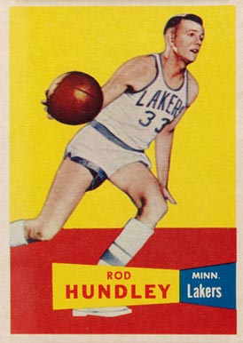 1957 Topps Rod Hundley #43 Basketball Card
