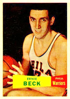 1957 Topps Ernie Beck #36 Basketball Card