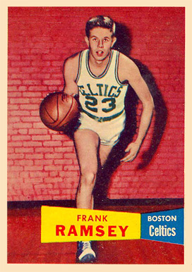 1957 Topps Frank Ramsey #15 Basketball Card
